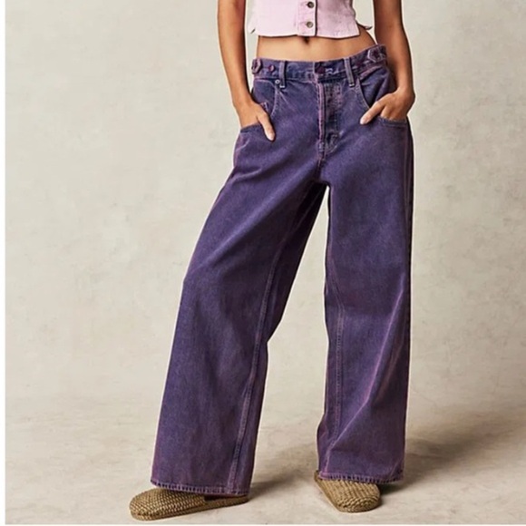 We The Free Denim - NWT We The Free Electric Feels Dropped Wide Leg Jeans 27
